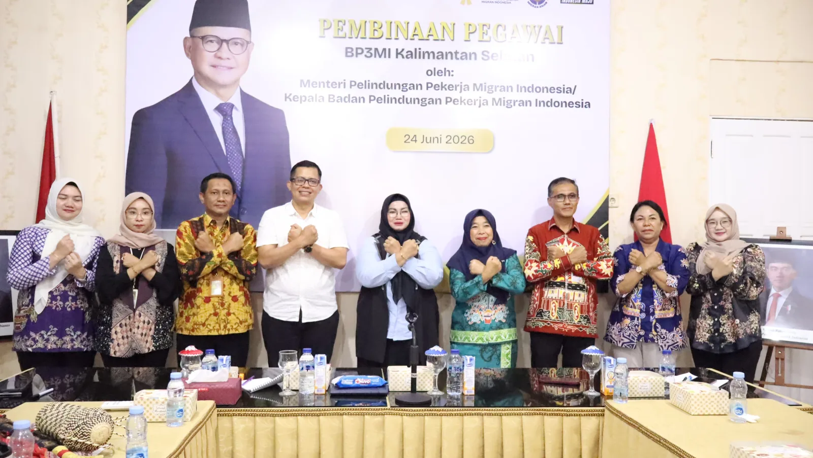 Wabup Kotim Kunjungi BP3MI Kalsel, Perkuat Sinergi Pelindungan Pekerja Migran Indonesia