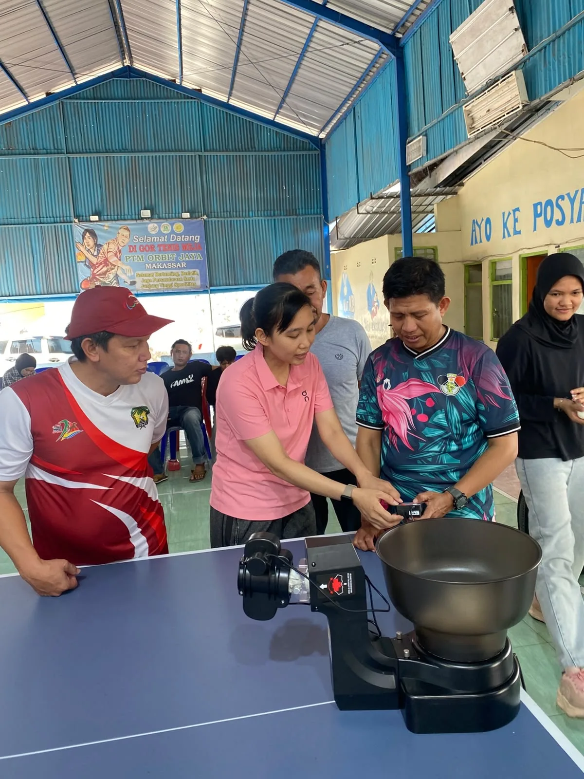 Dosen Unimerz Hadirkan Robot Pelontar untuk Mendukung Pembinaan Atlet Disabilitas Tenis Meja Sulsel